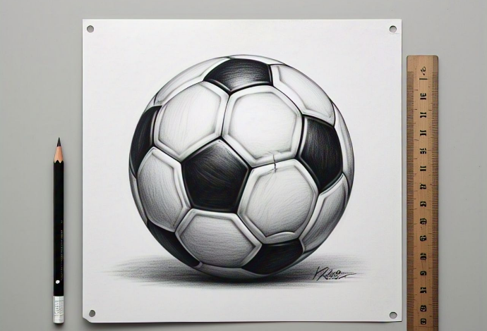 Soccer Drawing