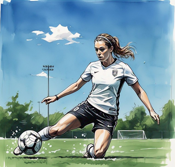 Sketching a Soccer Player in Action – Simple Steps