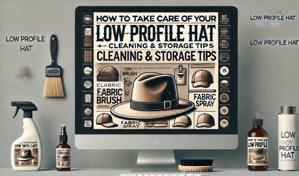 How to Take Care of Your Low Profile Hat (Cleaning & Storage Tips)