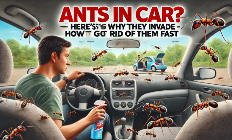 Ants in Car