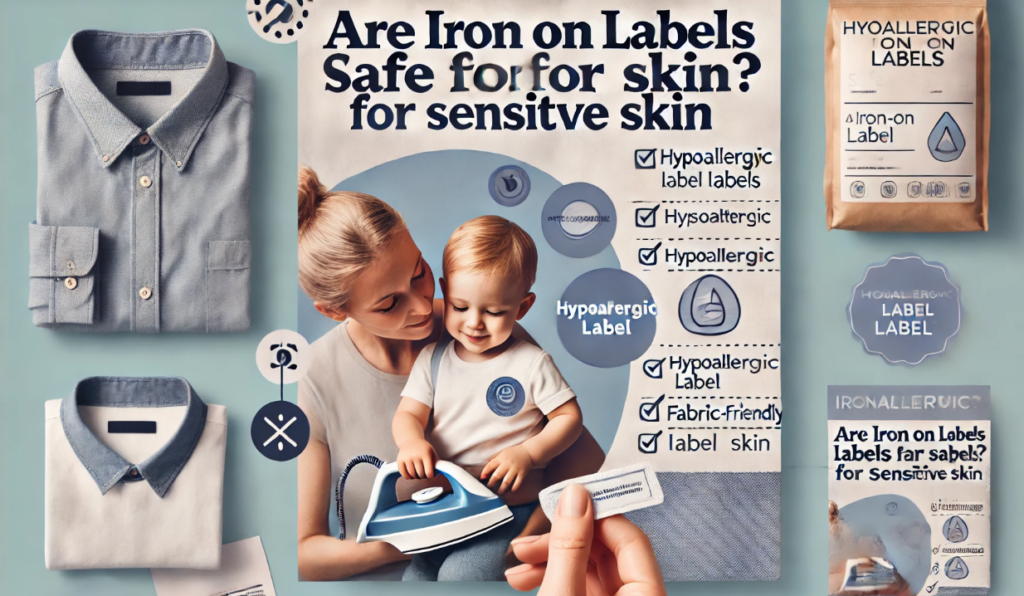 Are Iron On Labels Safe for Sensitive Skin?